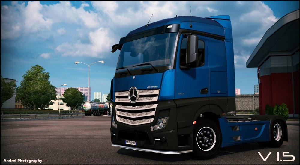 Euro Truck Simulator 2 - Actros Tuning Pack Download Free